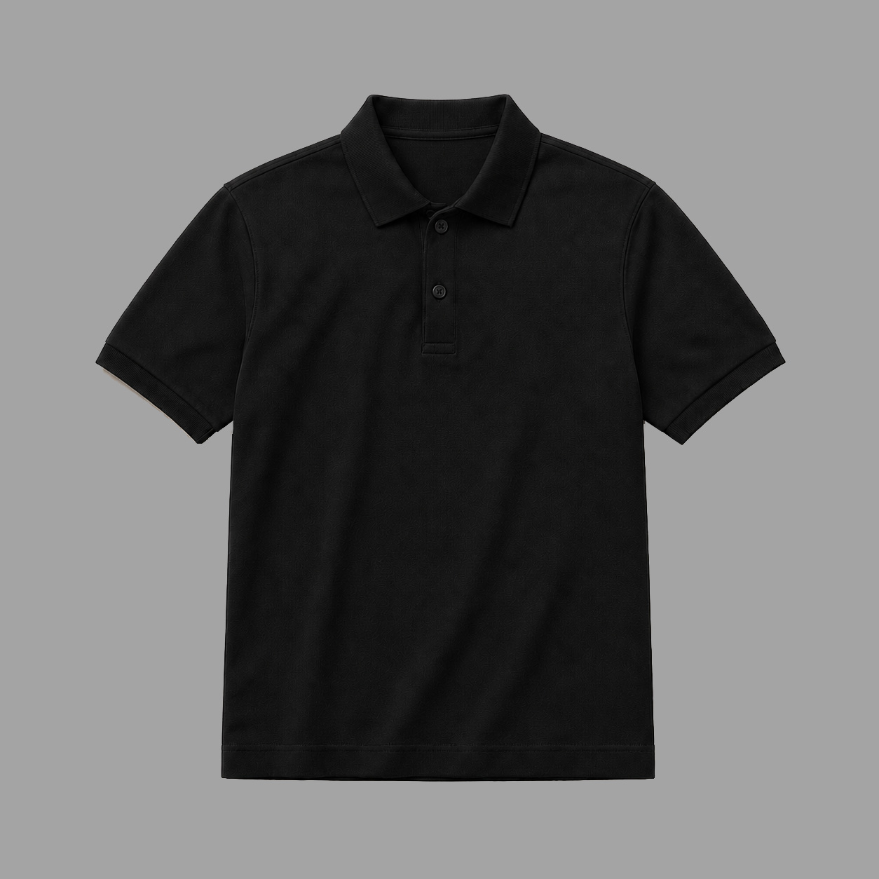 Noir Mercerised Polo
