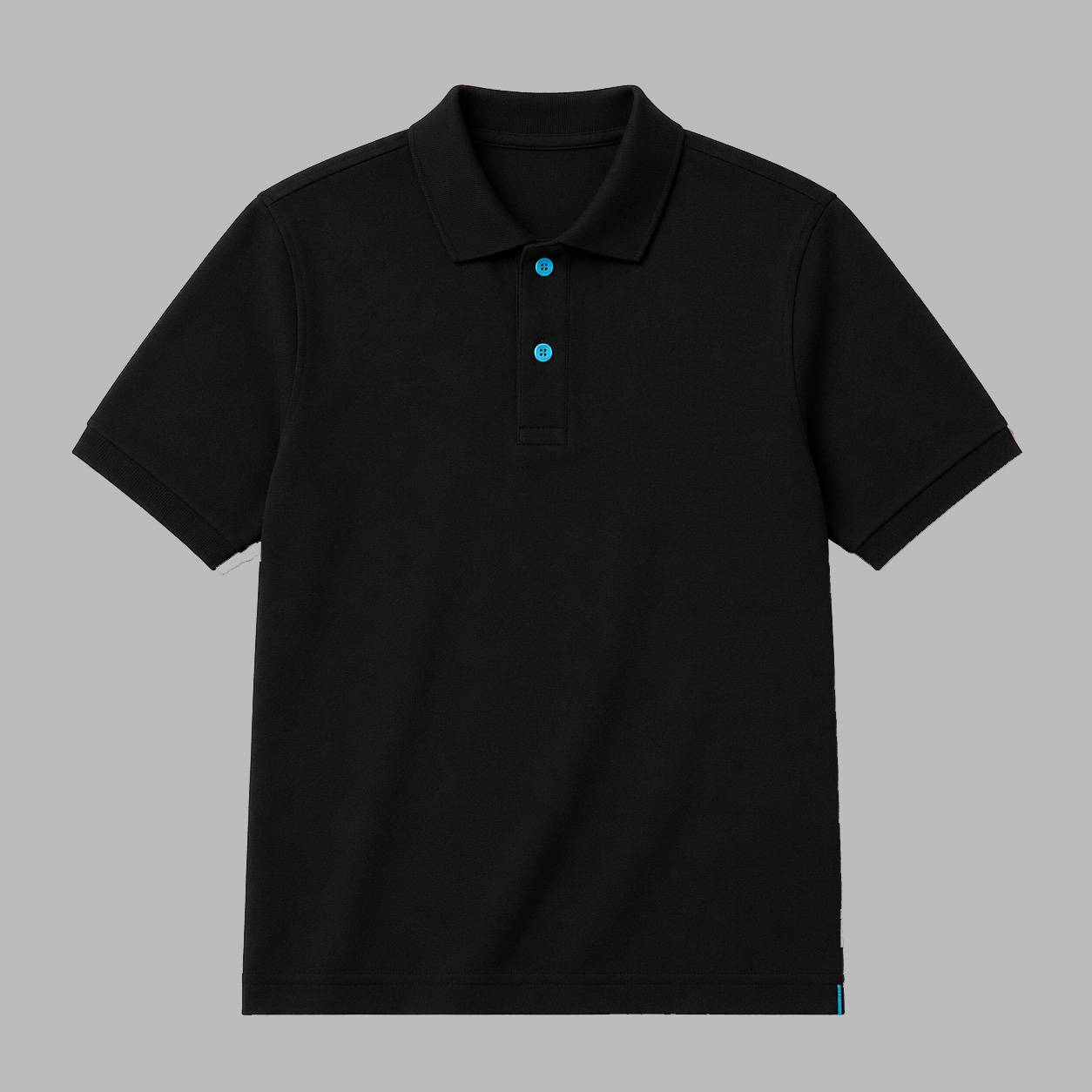 Noir Mercerised Polo